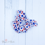 Sparkling Stars Knotted Scrunchie