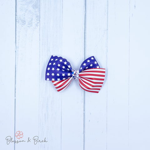 Stars & Stripes Abby Bow