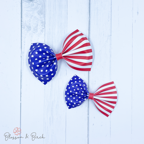 Stars & Stripes Pinch Bow