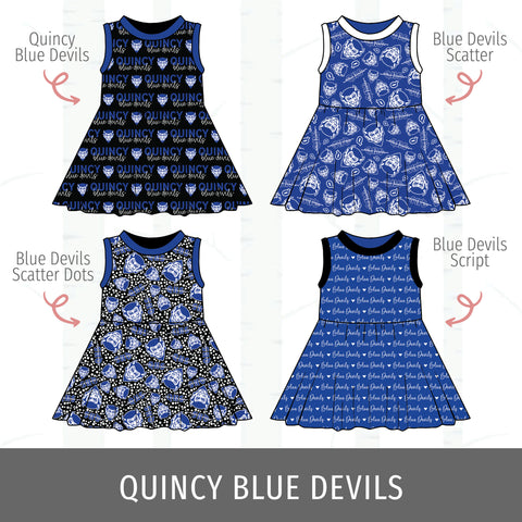 Quincy Blue Devils Swing Dress