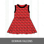 Denman Falcons Swing Dress