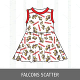 Denman Falcons Swing Dress