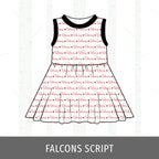 Denman Falcons Swing Dress