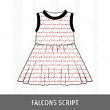 Denman Falcons Swing Dress