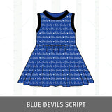 Quincy Blue Devils Swing Dress