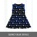 Quincy Blue Devils Swing Dress