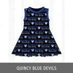 Quincy Blue Devils Swing Dress