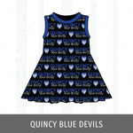 Quincy Blue Devils Swing Dress