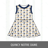 Quincy Notre Dame Swing Dress