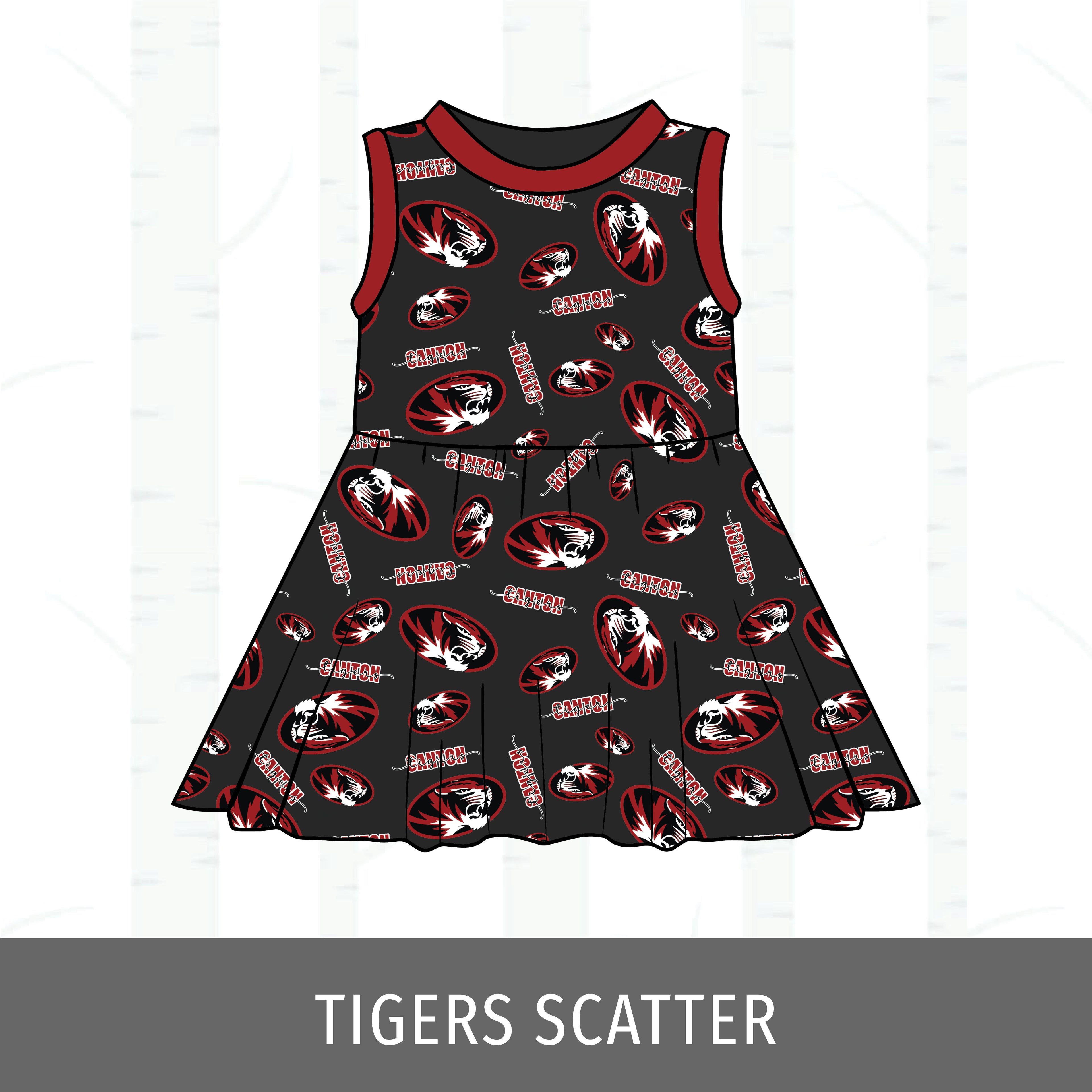 Canton Tigers Swing Dress