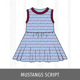 Unity Mustangs Swing Dress