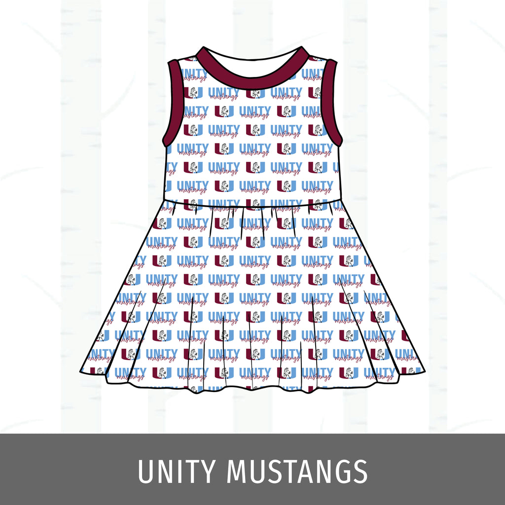 Unity Mustangs Swing Dress