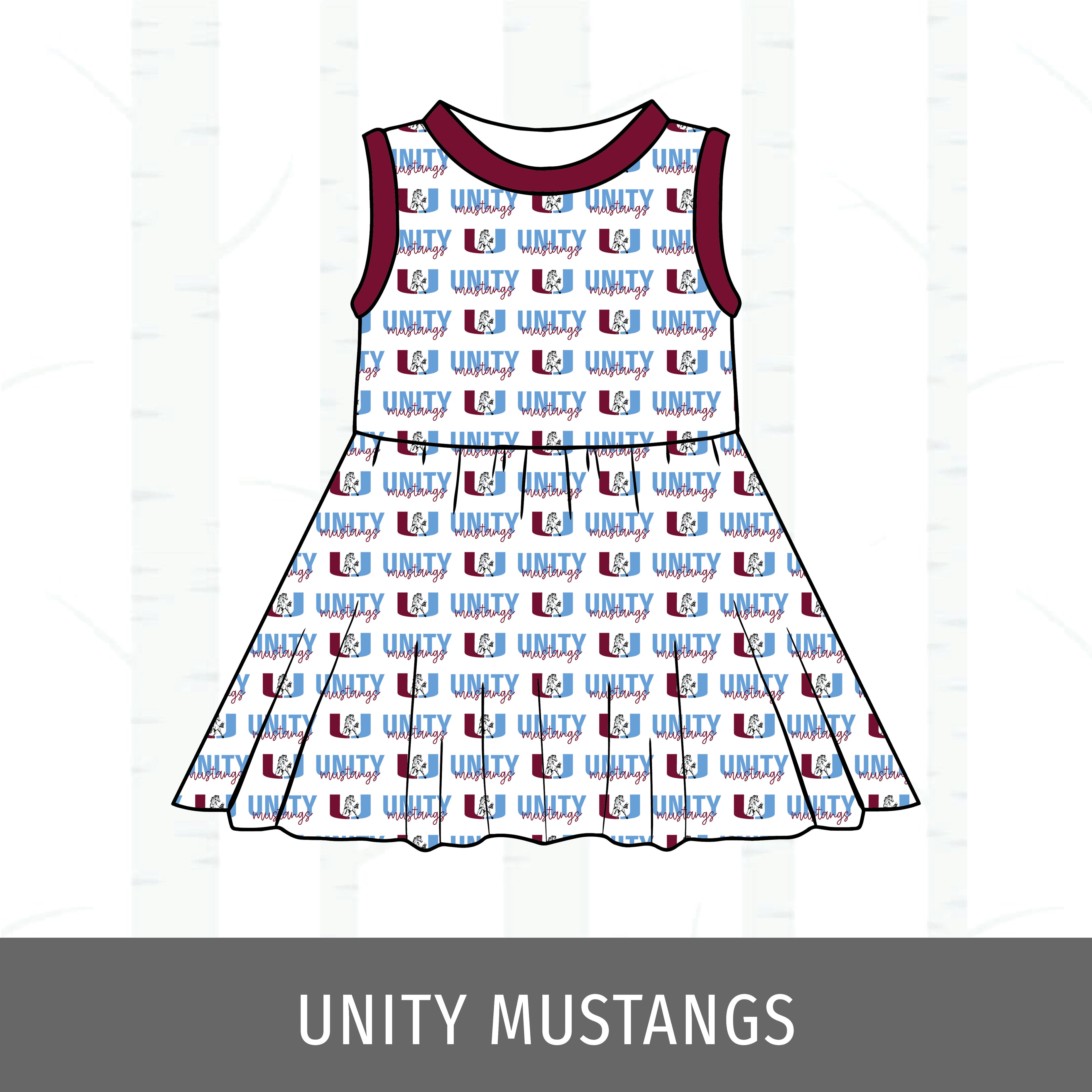 Unity Mustangs Swing Dress