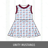 Unity Mustangs Swing Dress