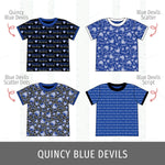 Quincy Blue Devils Track Tee