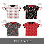 Liberty Eagles Track Tee