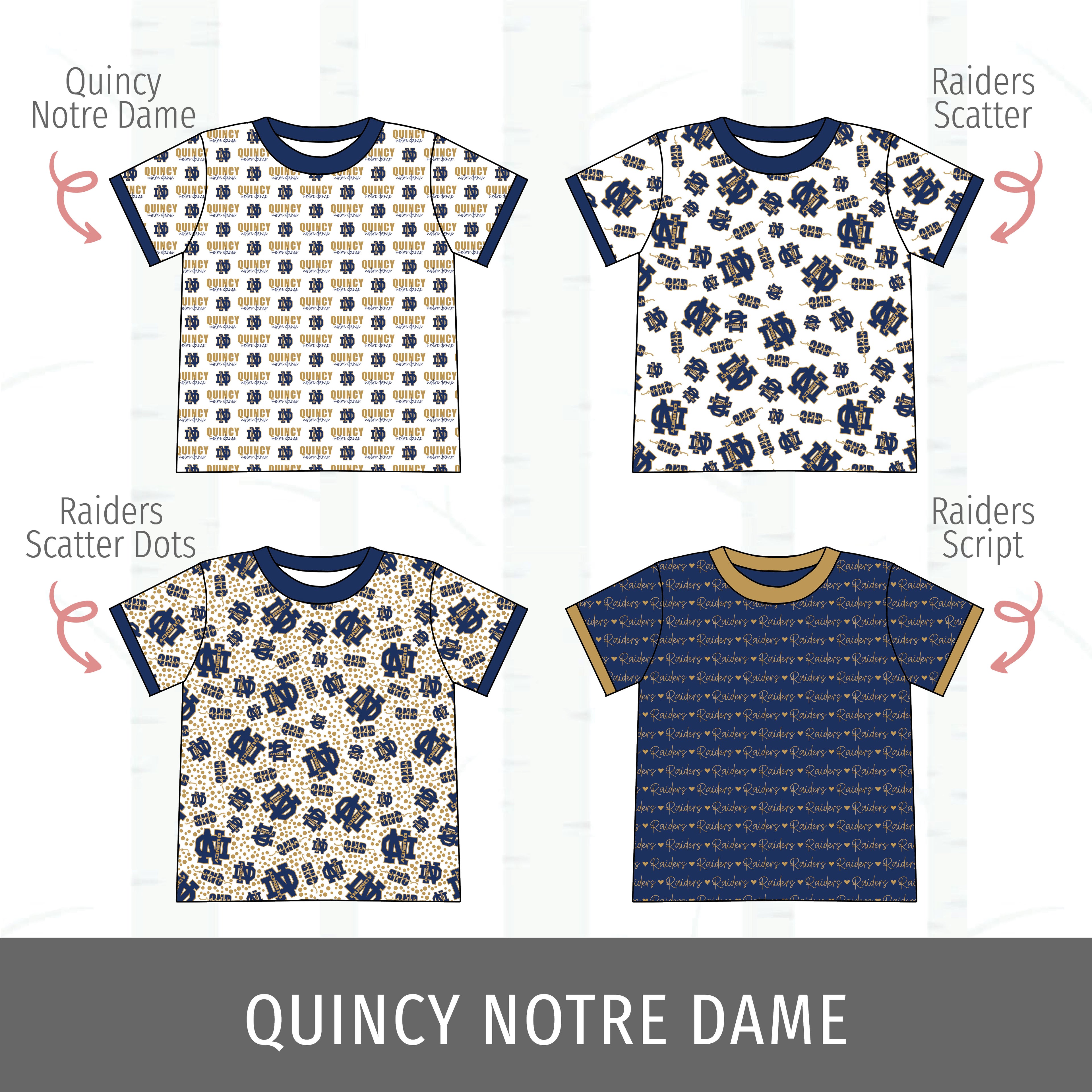 Quincy Notre Dame Track Tee