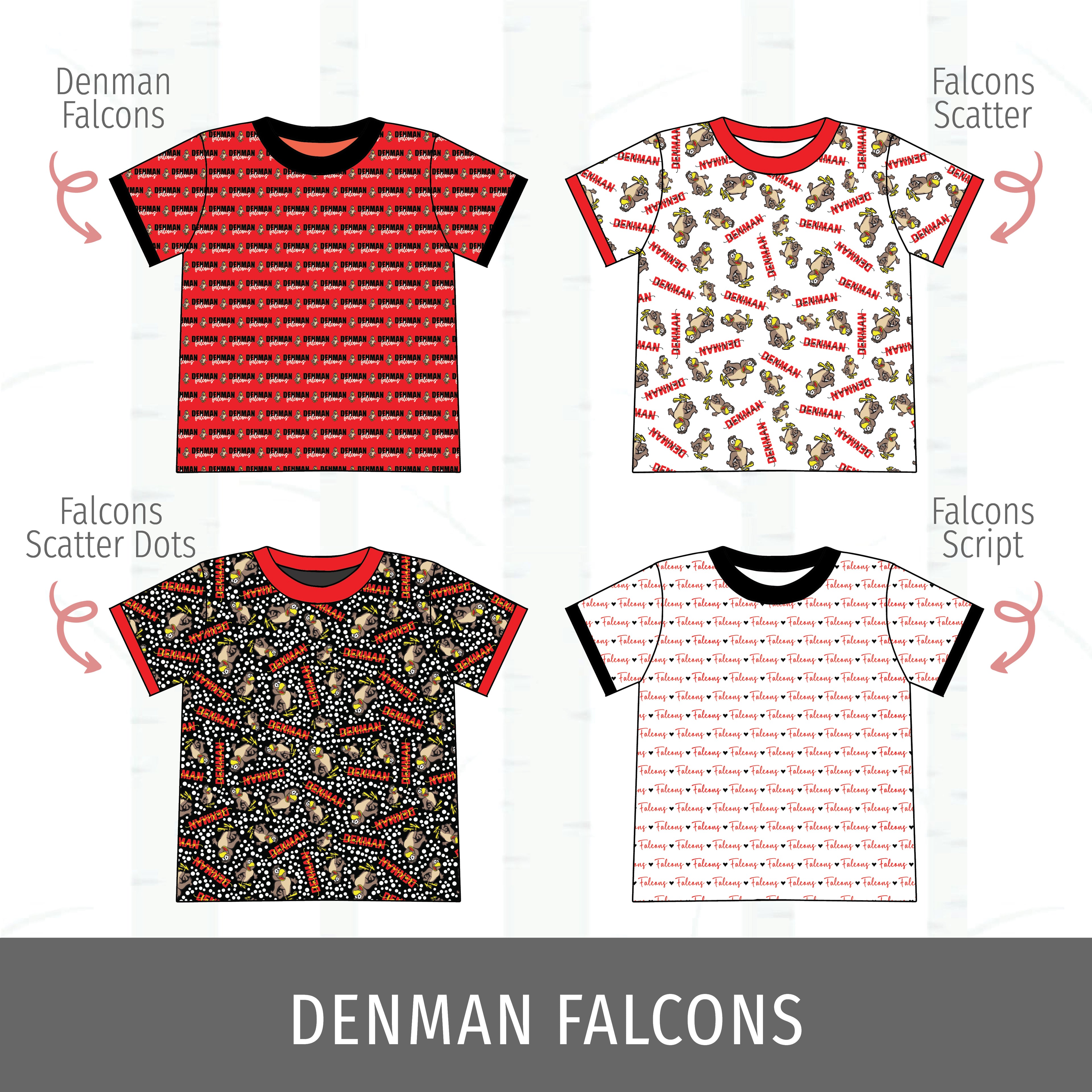 Denman Falcons Track Tee