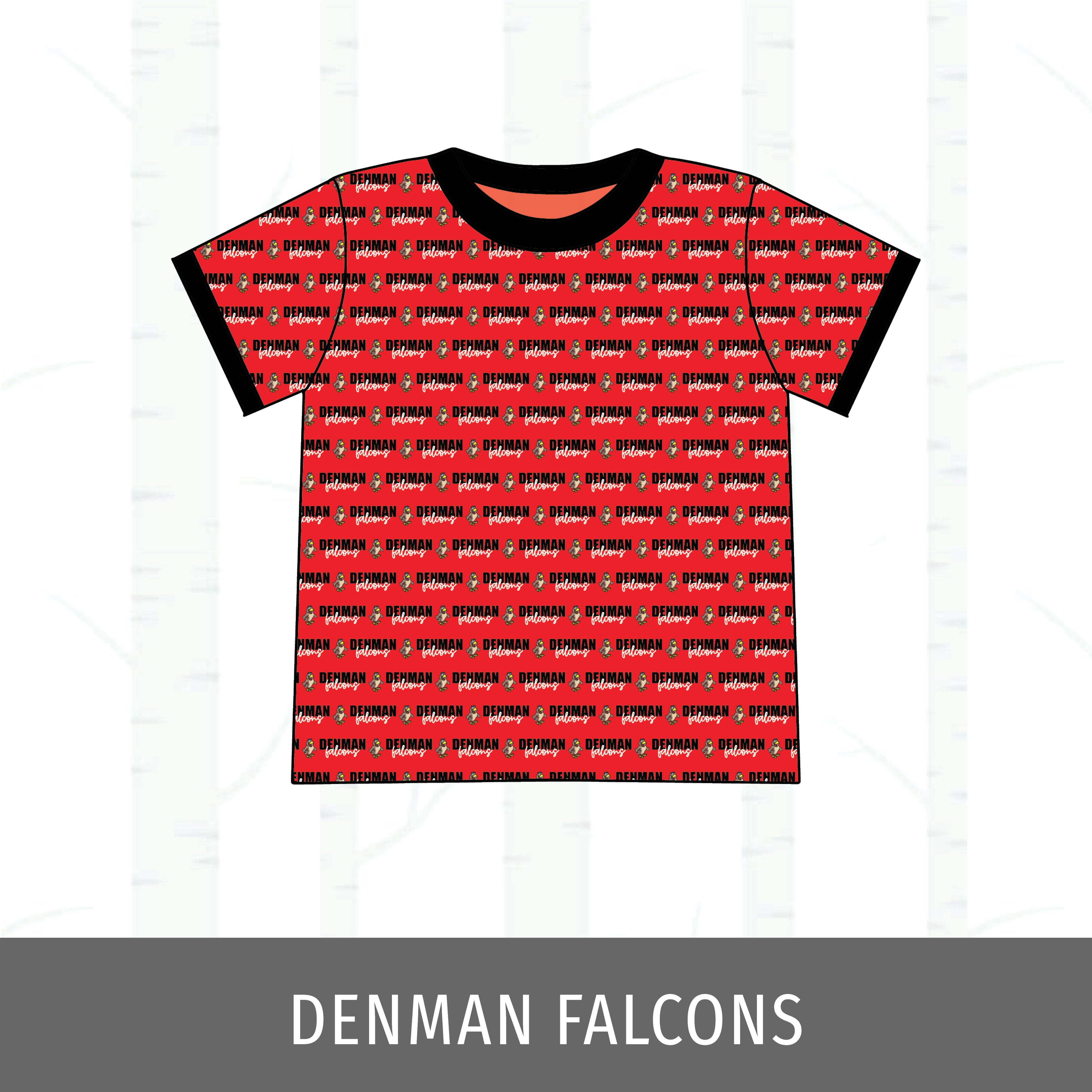 Denman Falcons Track Tee