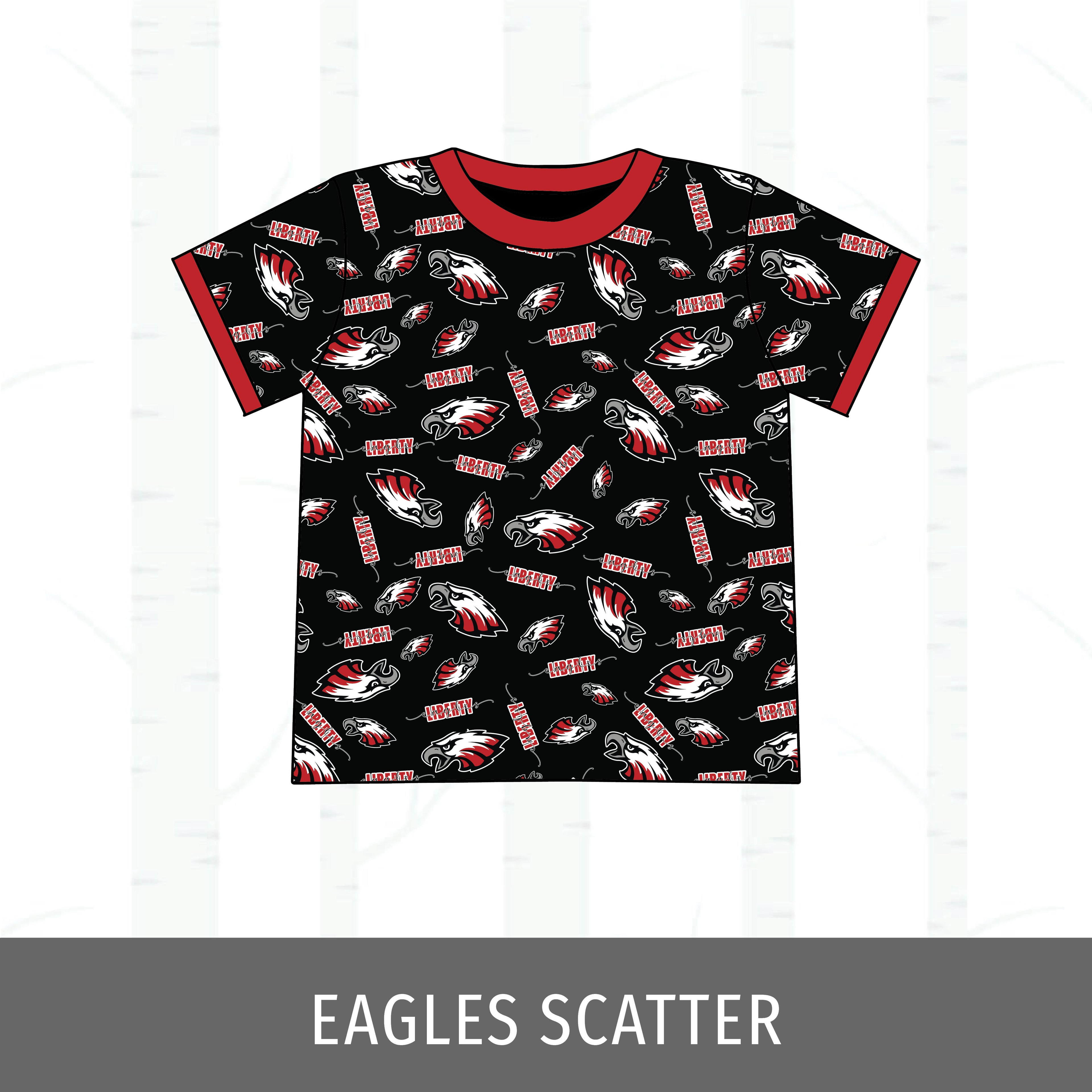 Liberty Eagles Track Tee