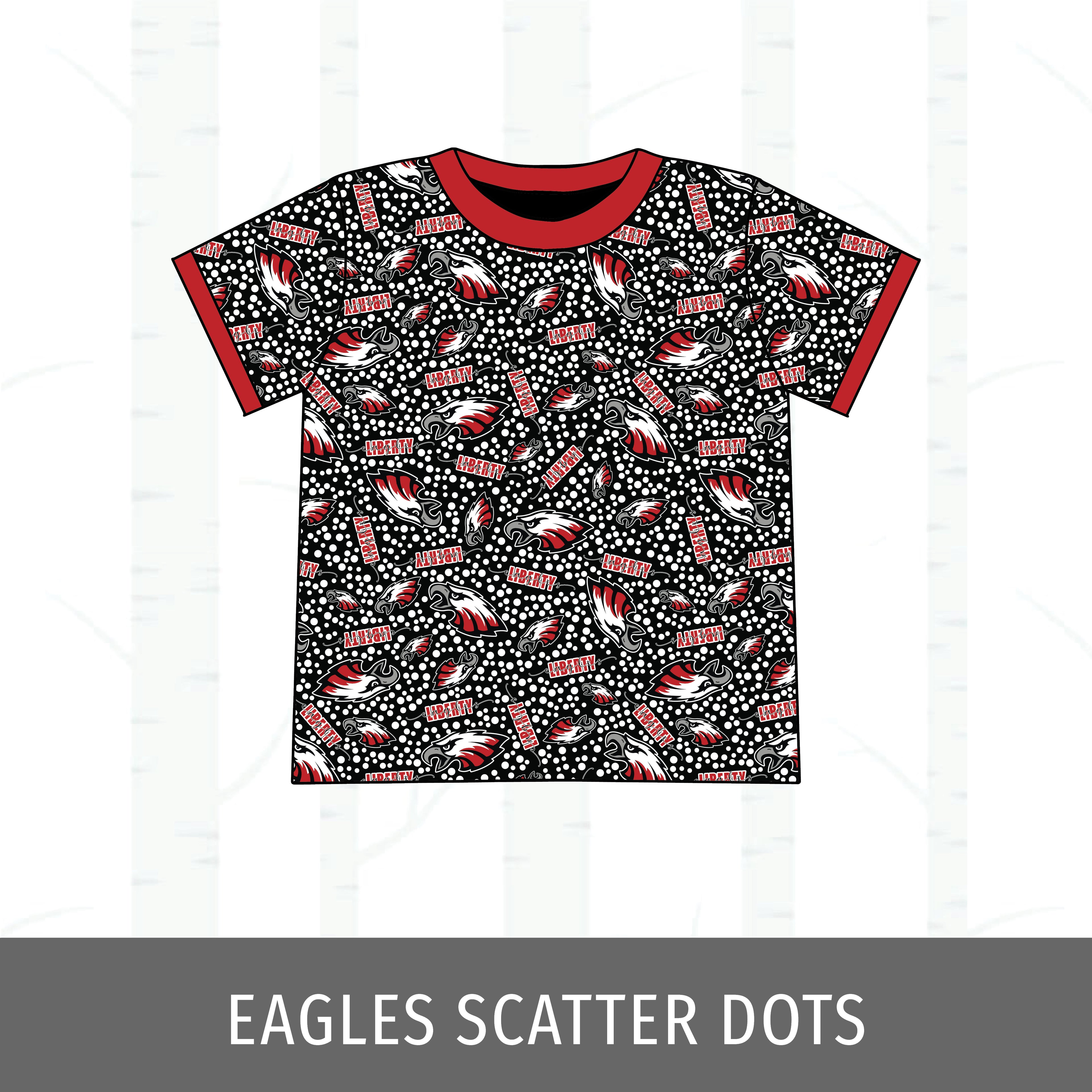 Liberty Eagles Track Tee