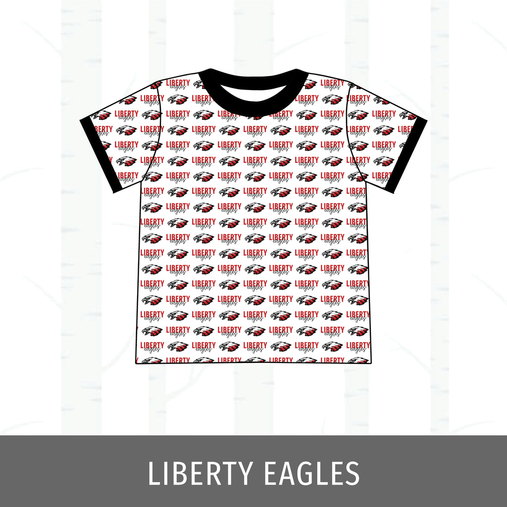 Liberty Eagles Track Tee