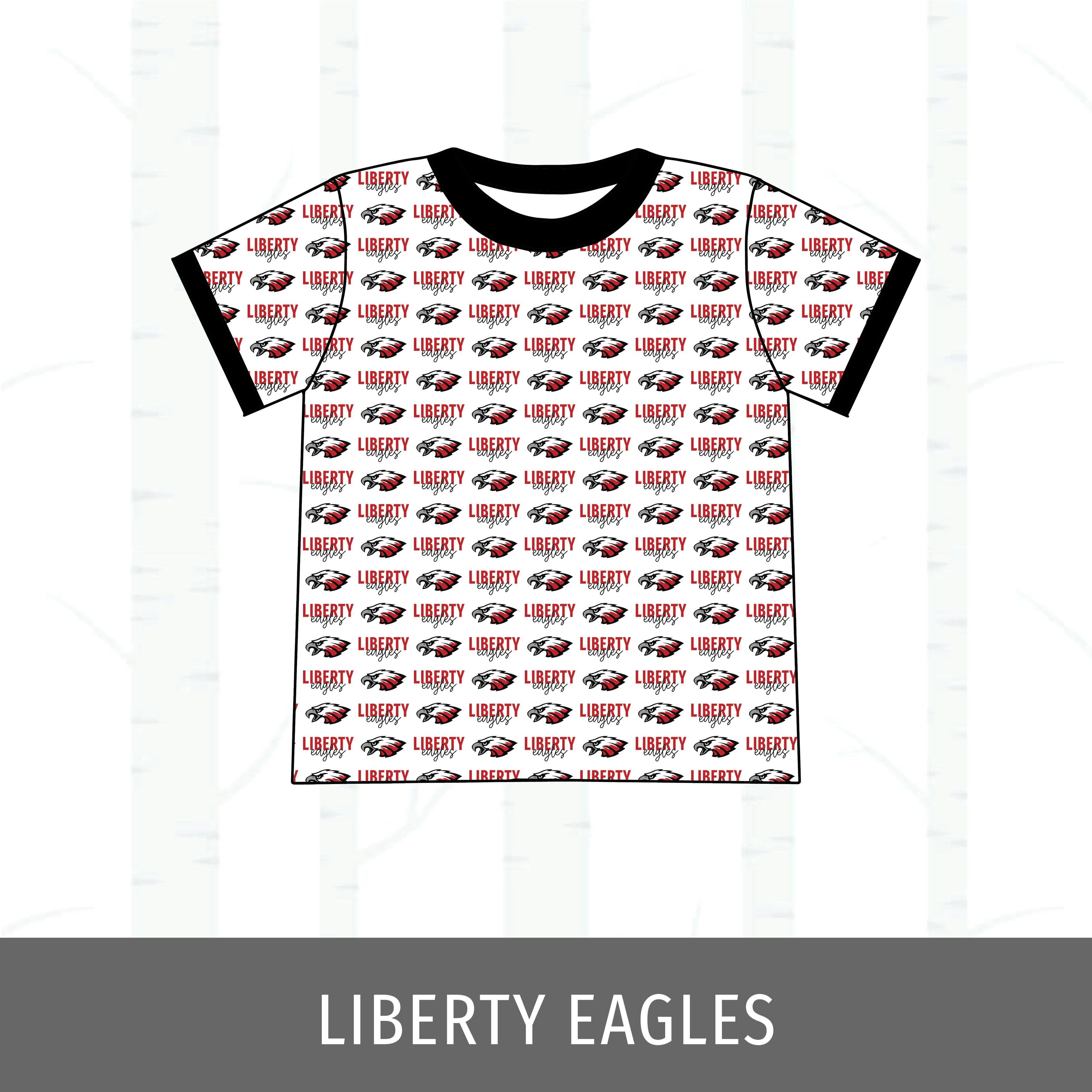 Liberty Eagles Track Tee