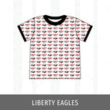 Liberty Eagles Track Tee