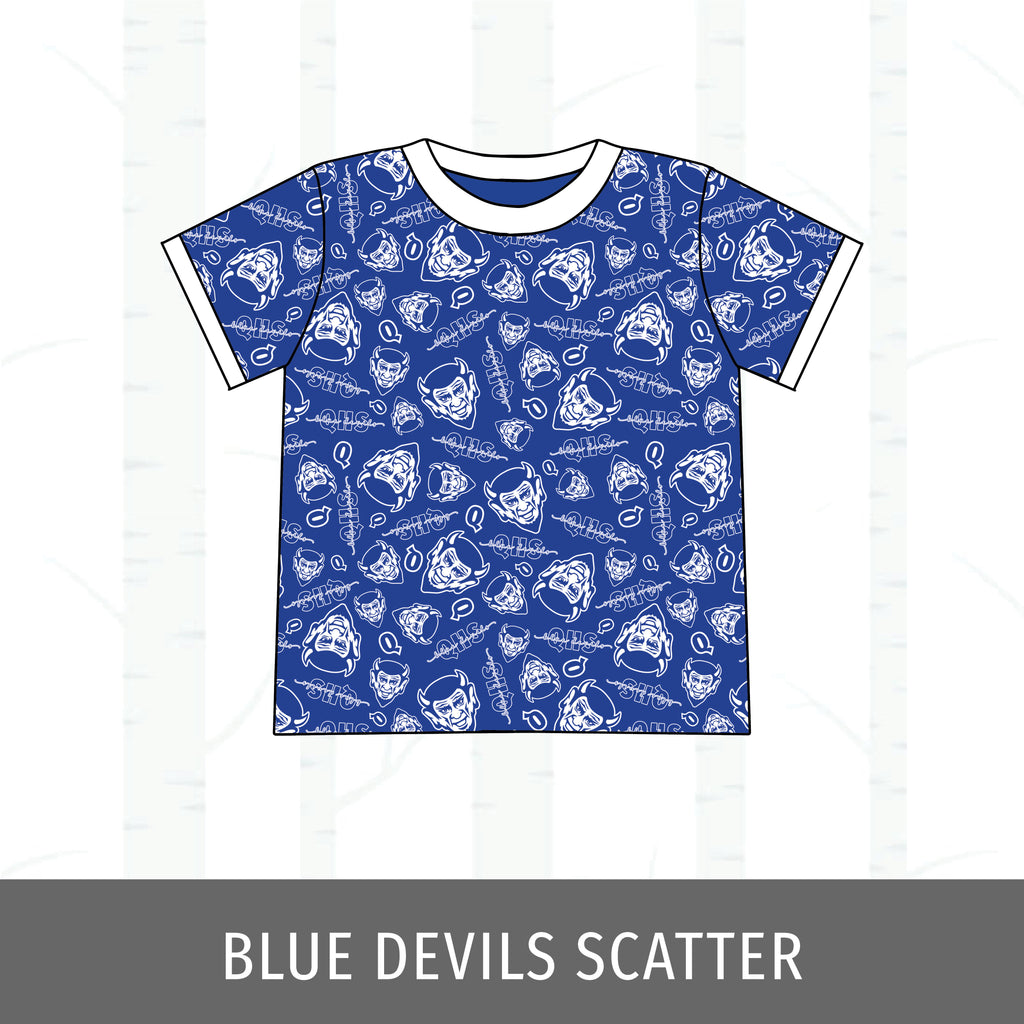 Quincy Blue Devils Track Tee