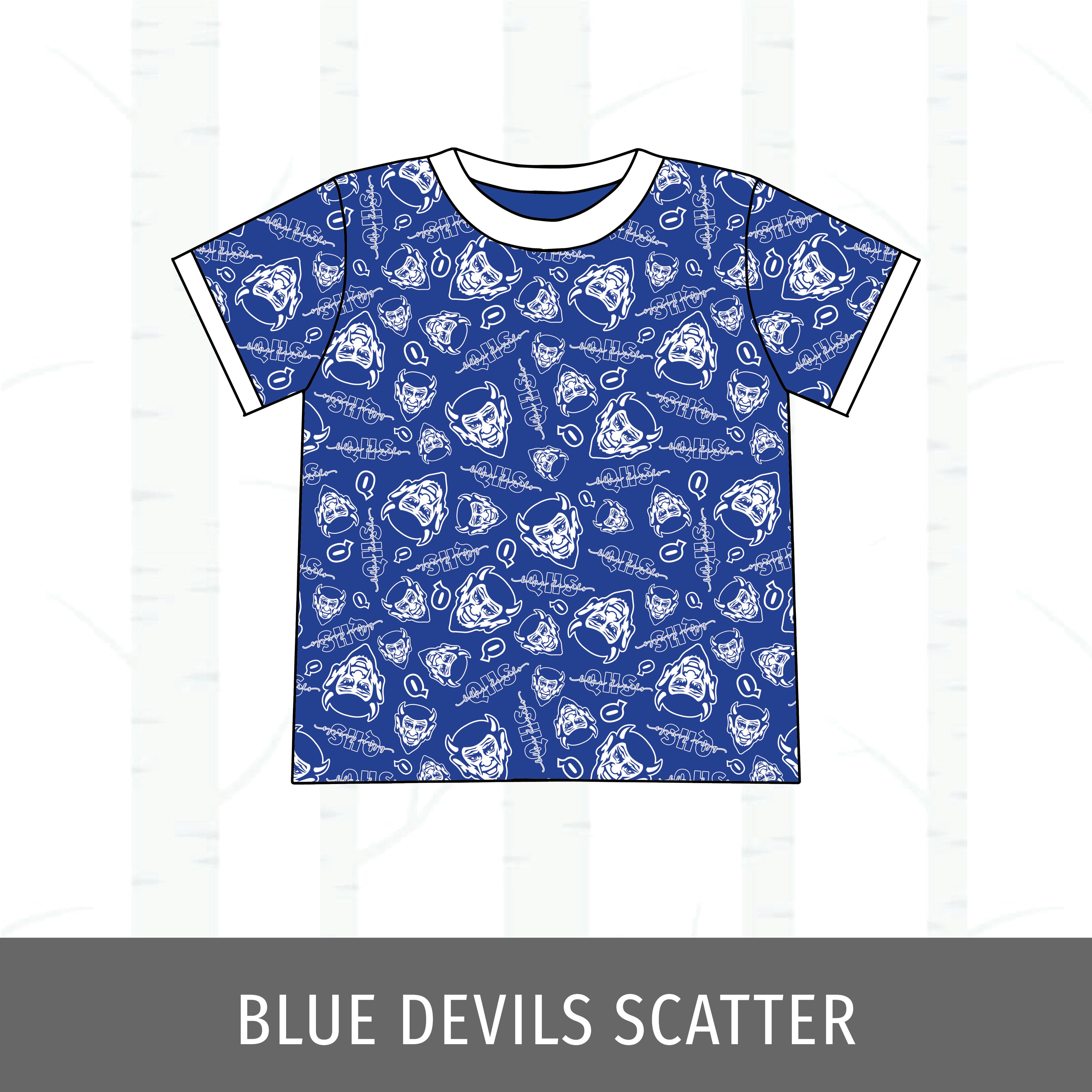 Quincy Blue Devils Track Tee