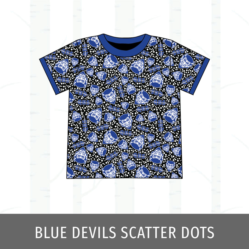 Quincy Blue Devils Track Tee