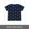 Quincy Blue Devils Track Tee