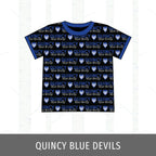 Quincy Blue Devils Track Tee