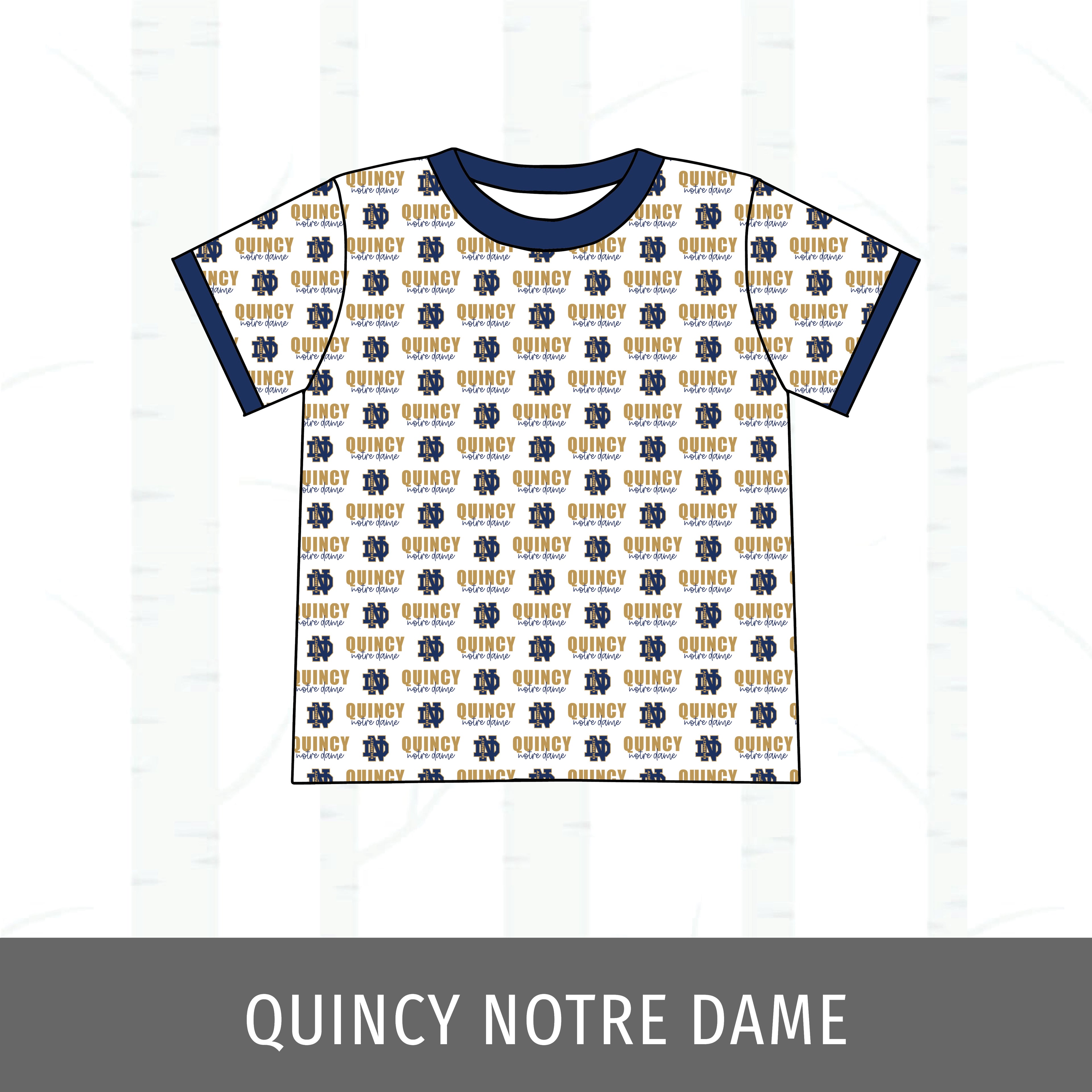 Quincy Notre Dame Track Tee