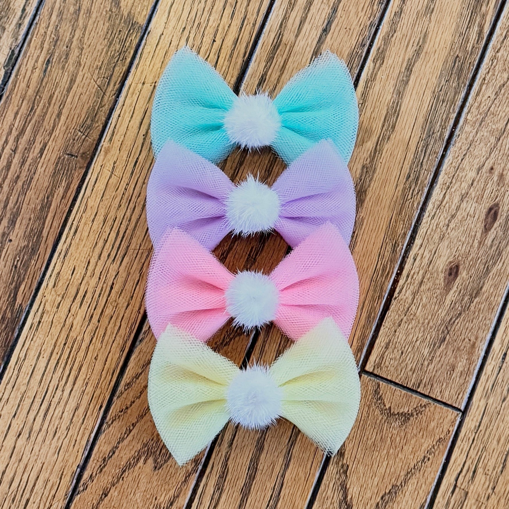 Tulle Bunny Tail Bow
