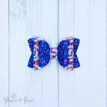 Twinkling Tie Dye Olivia Bow