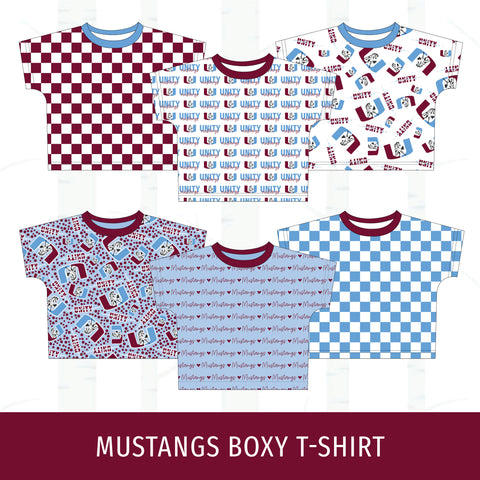Unity Mustangs Boxy T-Shirt