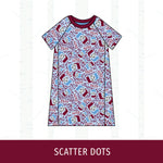 Unity Mustangs Short Sleeve Raglan Dress