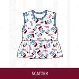 Unity Mustangs Peplum Tank