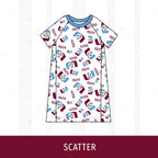 Unity Mustangs Short Sleeve Raglan Dress