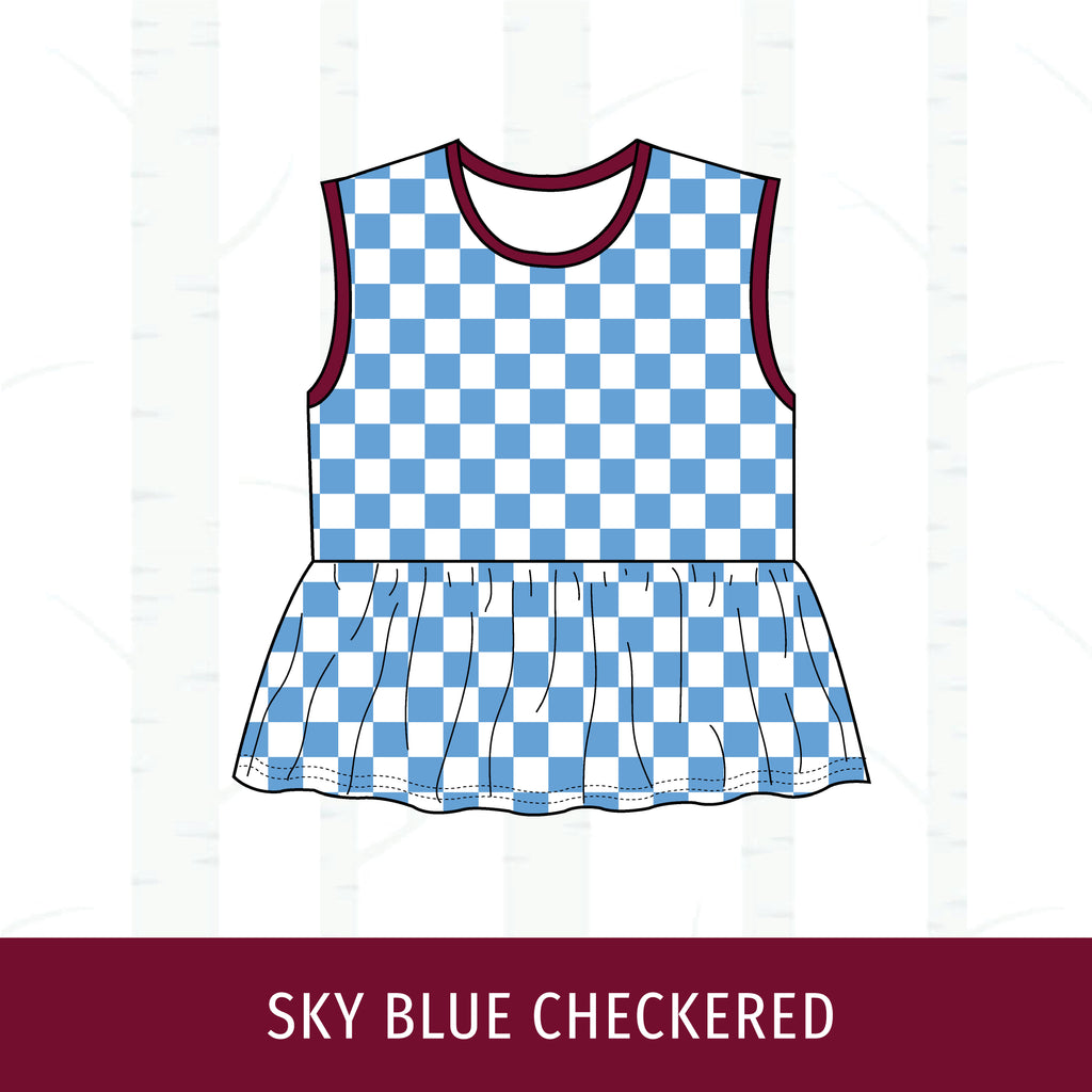 Unity Mustangs Peplum Tank