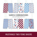 Unity Mustangs Two-Tone Bikers