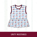 Unity Mustangs Peplum Tank