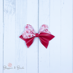 Valentine Doodle Magnolia Bow