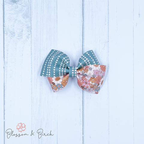 Boho Floral Abby Bow