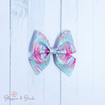 Cotton Candy Brushstrokes Amelia Bow