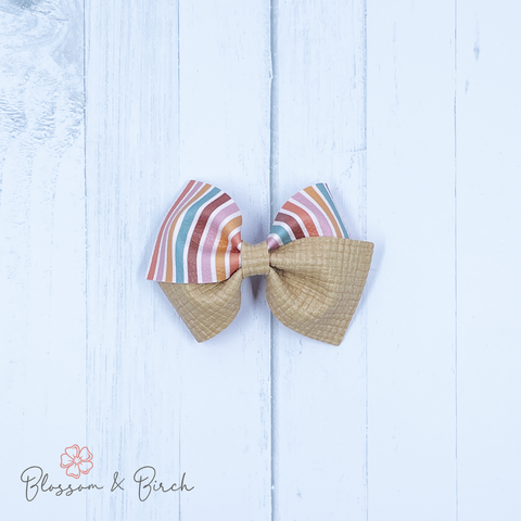 Fall Stripes Abby Bow