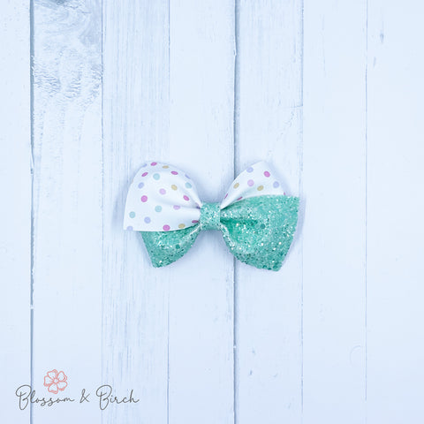 Pastel Dots Abby Bow