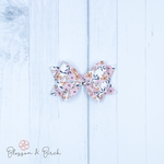 Pink Floral Blossom Bow