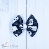 Tie Dye Ghosts Bow